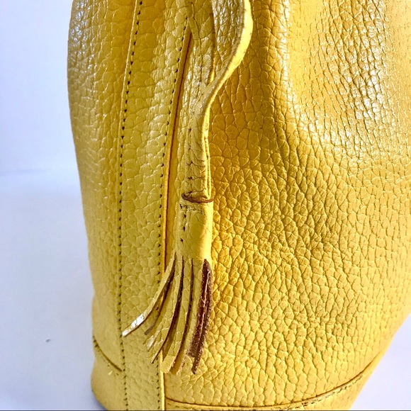 POSHER CHEAP😋 RARE VINTAGE🌻JENNY AND THE BOYS TRENDY BUCKET BAG - Picture 5 of 16